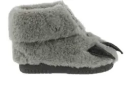 Victoria Gray Furry Slipper Best