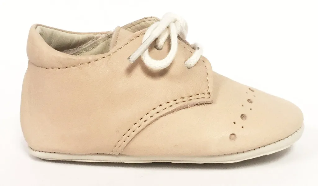 Young Soles Nude Pink Leather Baby Shoe Online