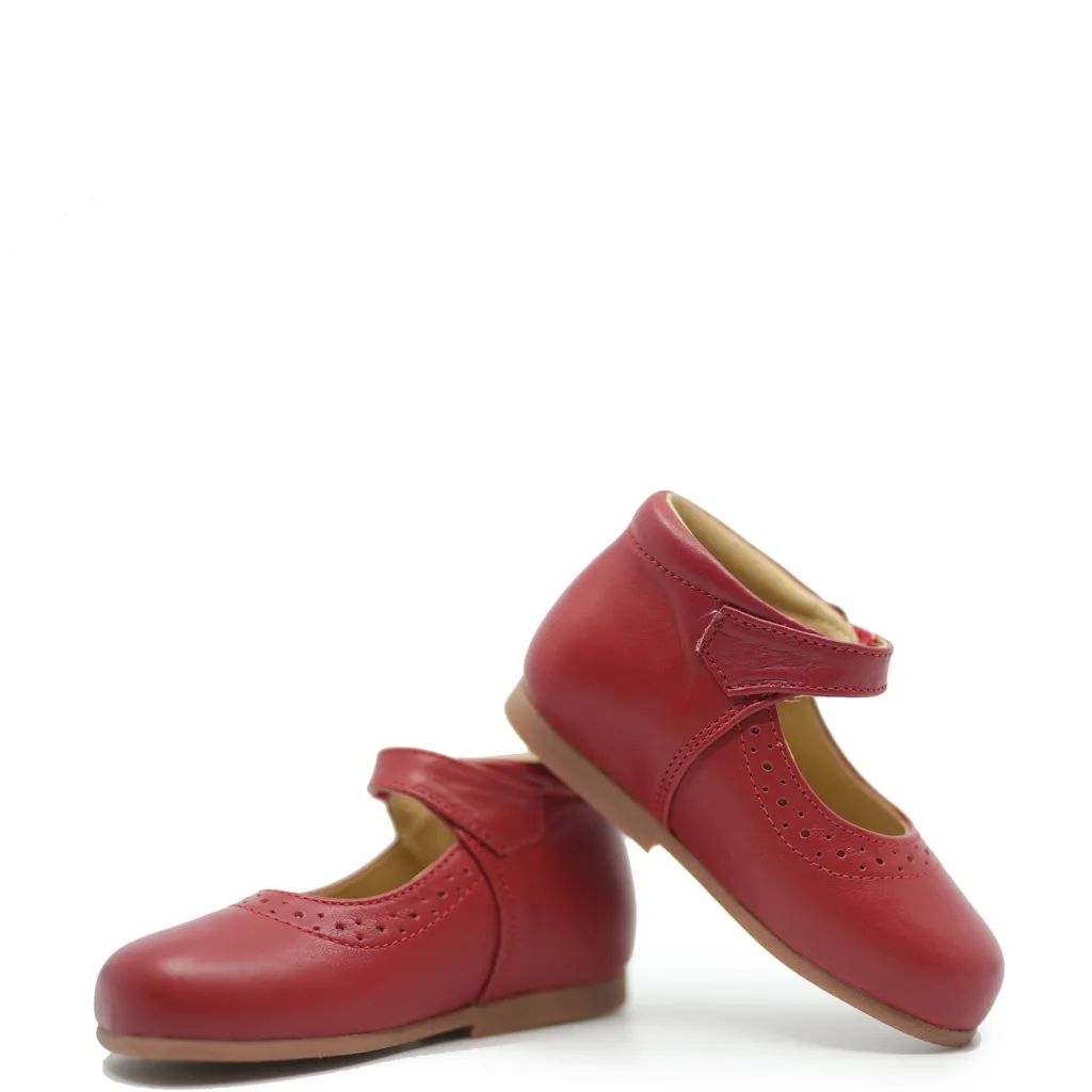 Acebos Young Soles Red Leater Baby Mary Jane New