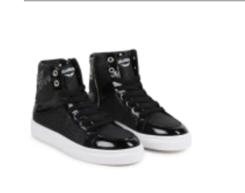 Zadig u0026 Voltaire Zadig & Voltaire Black Leather Hi Top Sneaker Best