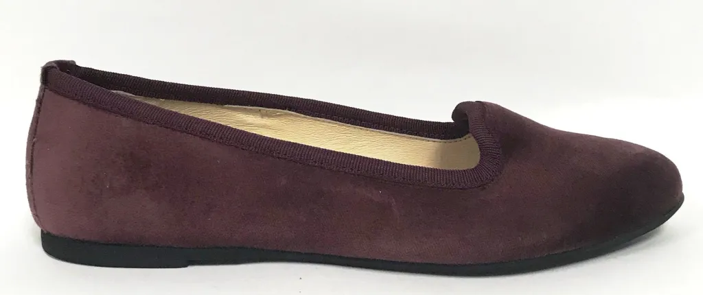 Zapeti Rose Velvet Smoking Slipper New