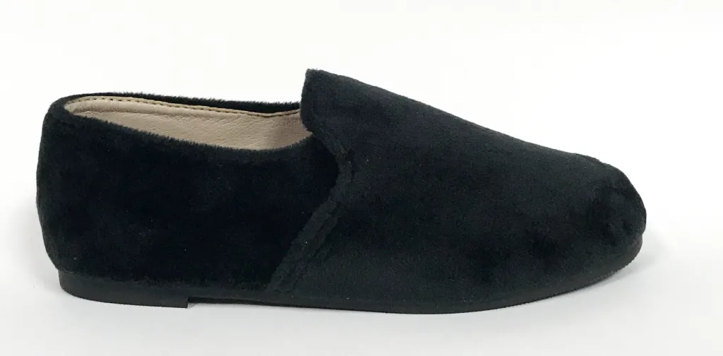 Zeebra Black Velvet Loafer Online